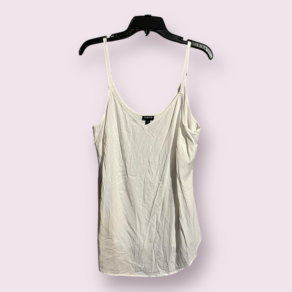 Torrid - Sophie Chiffon Swing Cami - Cloud Dancer Size 0